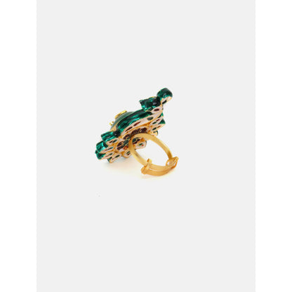 Ruby Raang Studio Birdie Kundan Ring