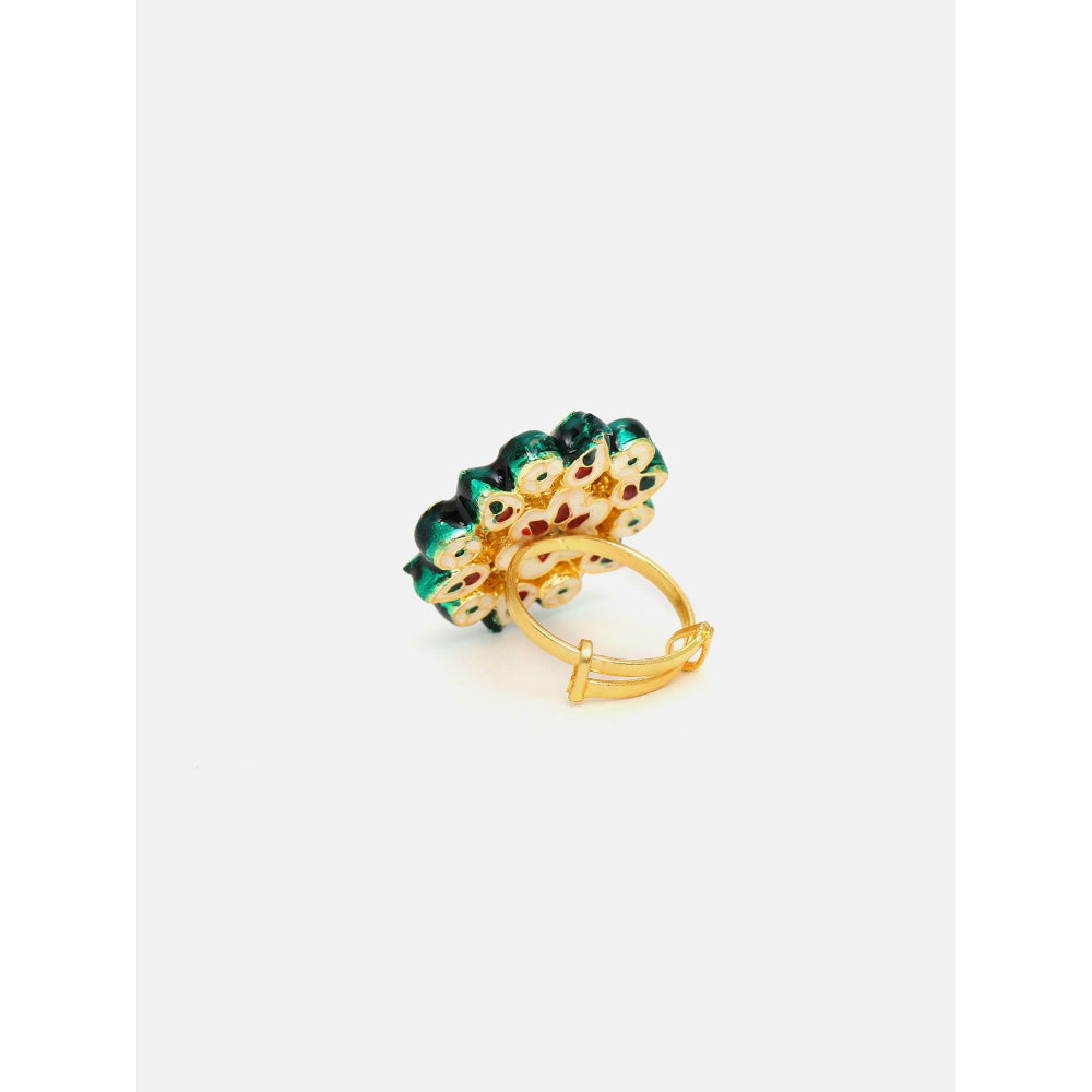 Ruby Raang Studio Kundan Ring