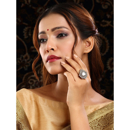 Ruby Raang Studio Kundan Ring