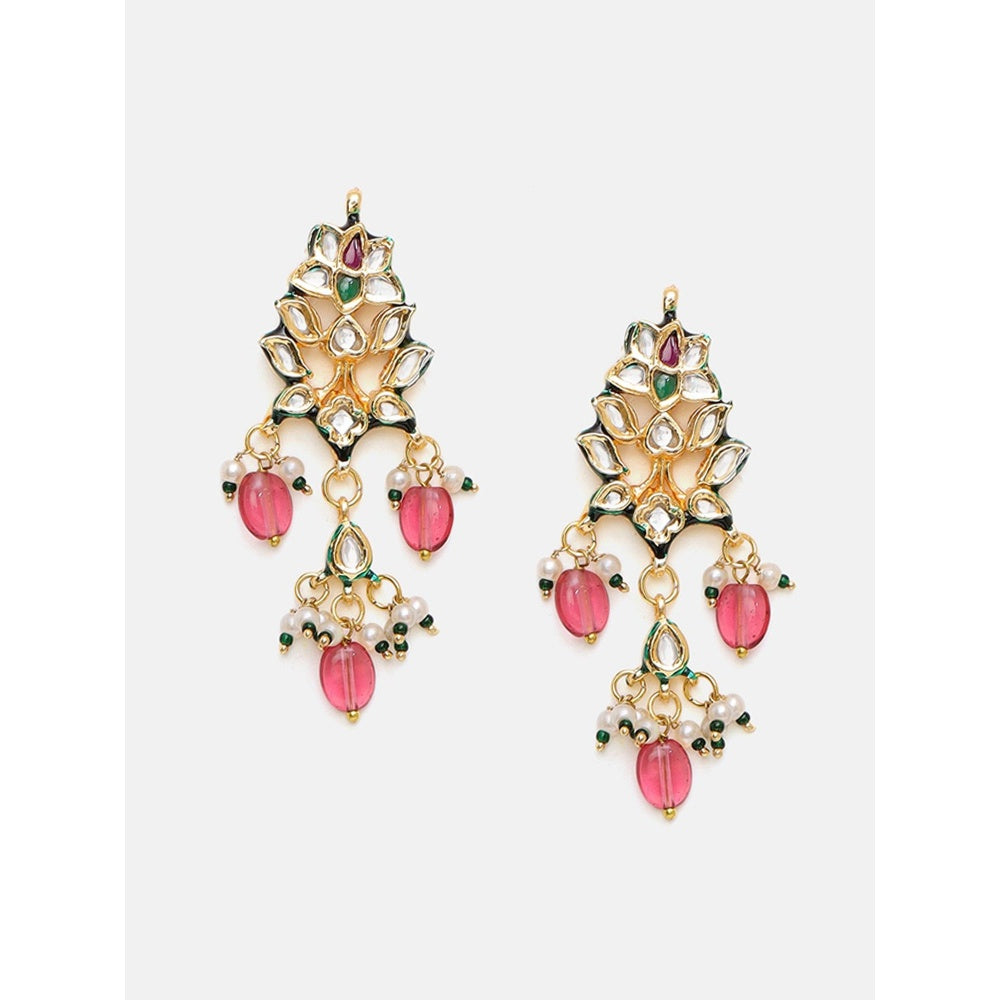 Ruby Raang Studio Kundan and Stonework Jewellery Set