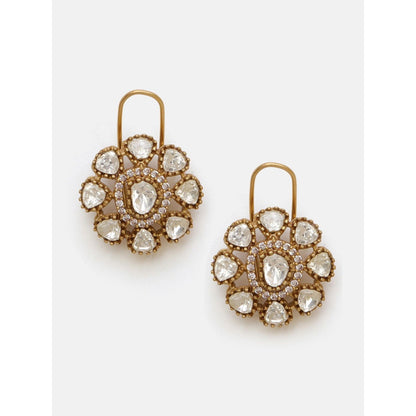 Ruby Raang Studio Kundan Flower Jewellery Set