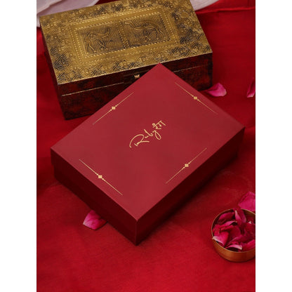 Ruby Raang Studio Kundan Flower Jewellery Set