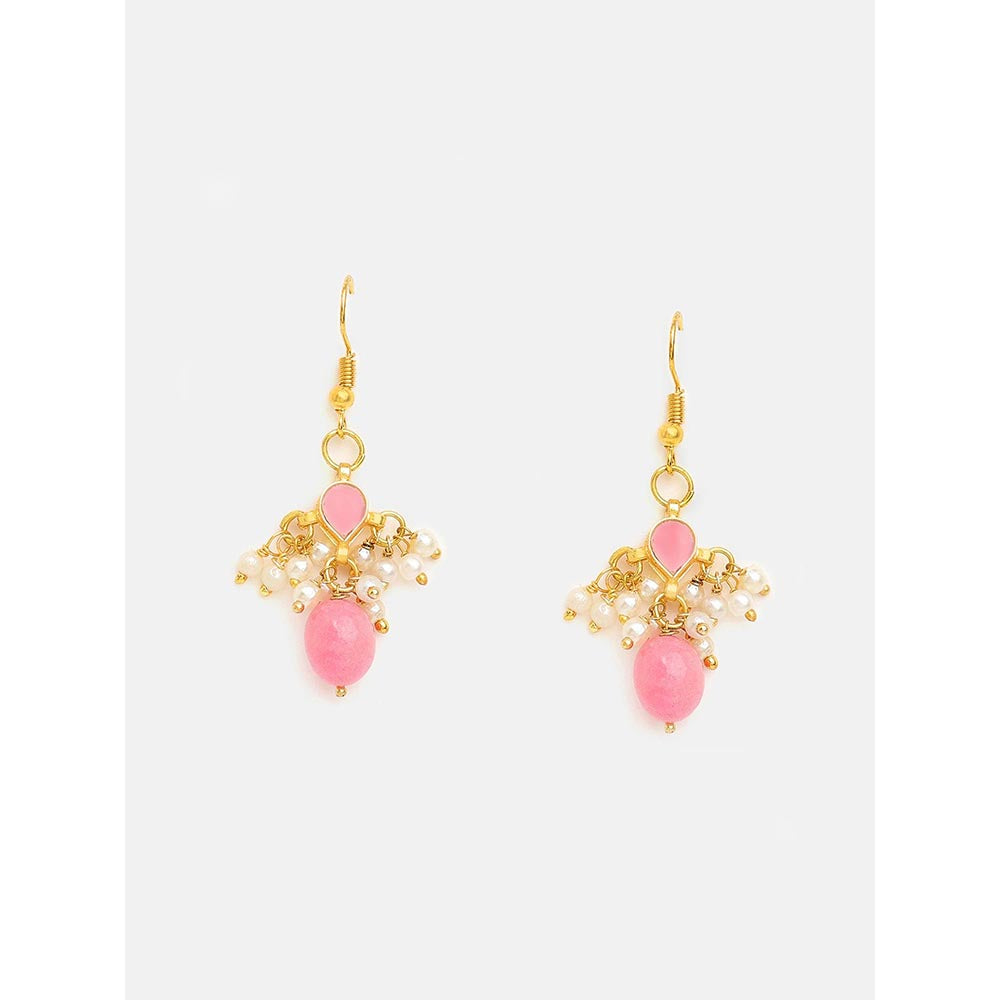 Ruby Raang Studio Mannat Maang Tikka With Pair Of Earrings