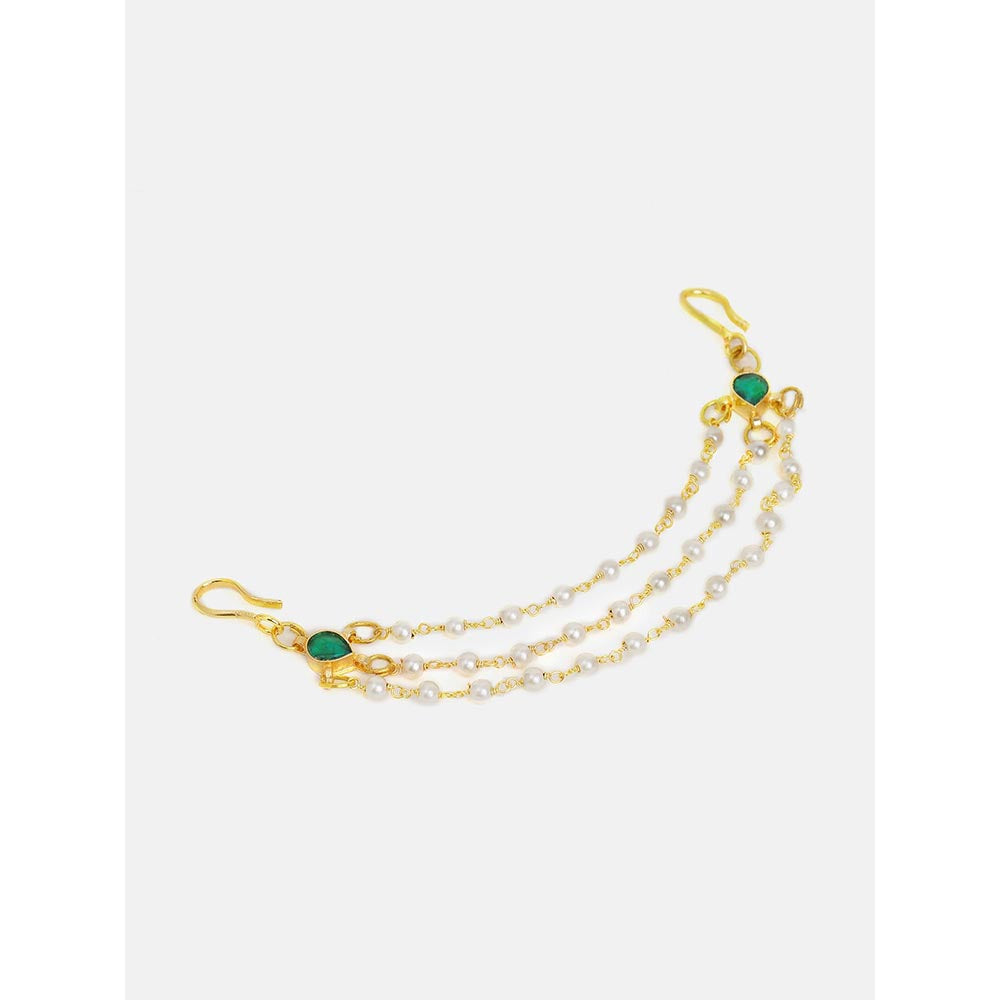 Ruby Raang Studio Kundan Hair Pin