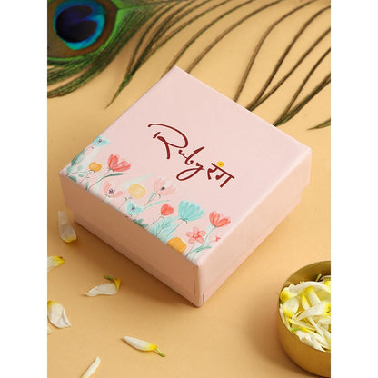 Ruby Raang Studio Floral Pearl Kundan Hair Pin