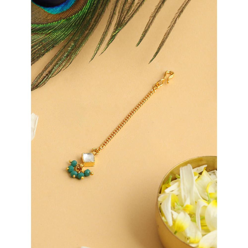 Ruby Raang Studio Minimalisr Maang Tikka