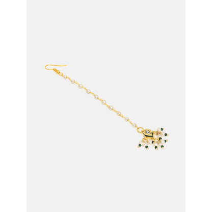 Ruby Raang Studio Kundan Kala Maang Tikka