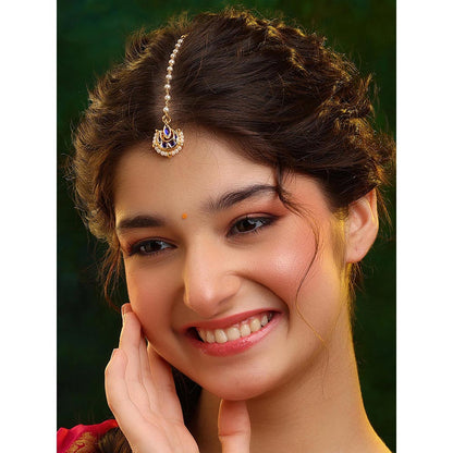 Ruby Raang Studio Virasat Jewels Maang Tikka