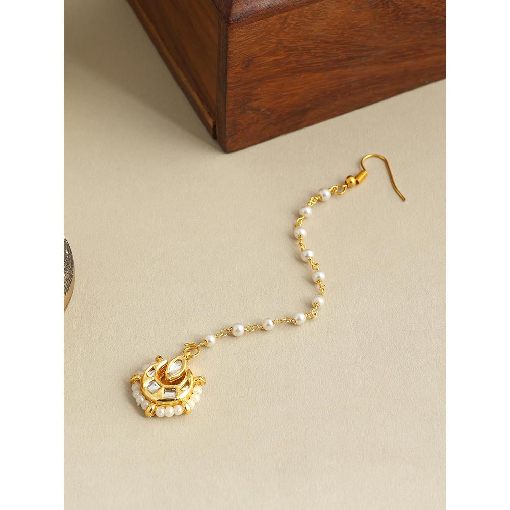 Ruby Raang Studio Chandni Charm Maang Tikka