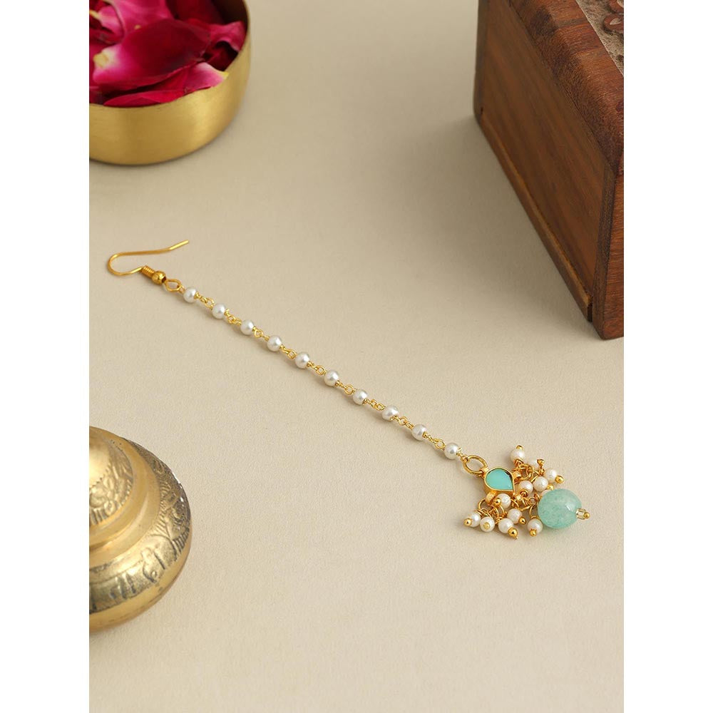 Ruby Raang Studio Starry Stone Maang Tikka