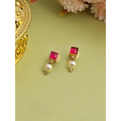Ruby Raang Studio Garnet Glamour Earrings