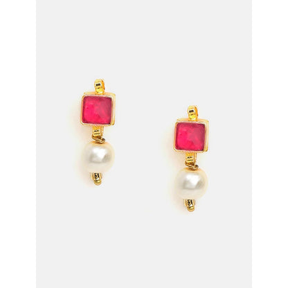 Ruby Raang Studio Garnet Glamour Earrings