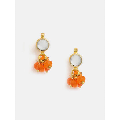 Ruby Raang Studio Kesar Phool Earrings