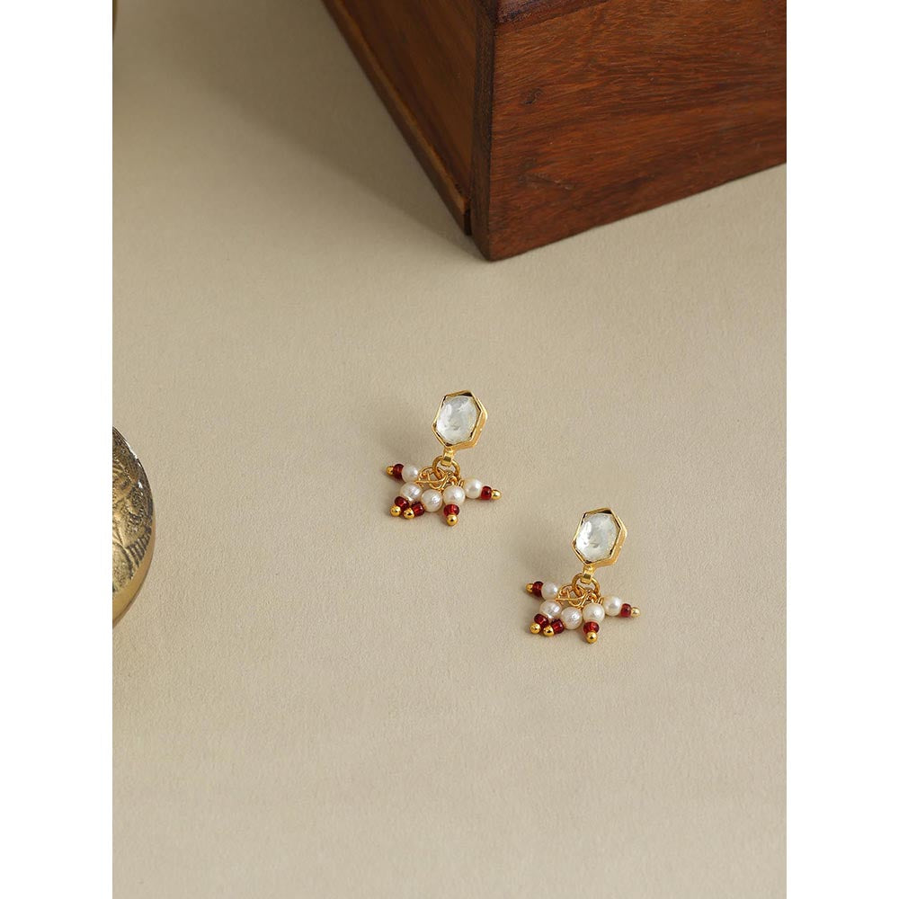 Ruby Raang Studio Gulnaar Mini Drops Earrings