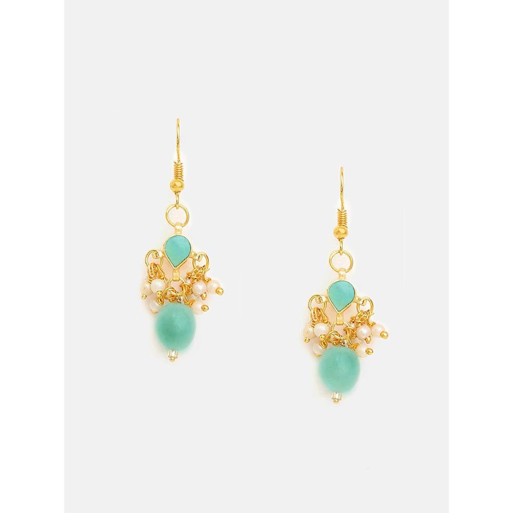 Ruby Raang Studio Chandni Green Earring