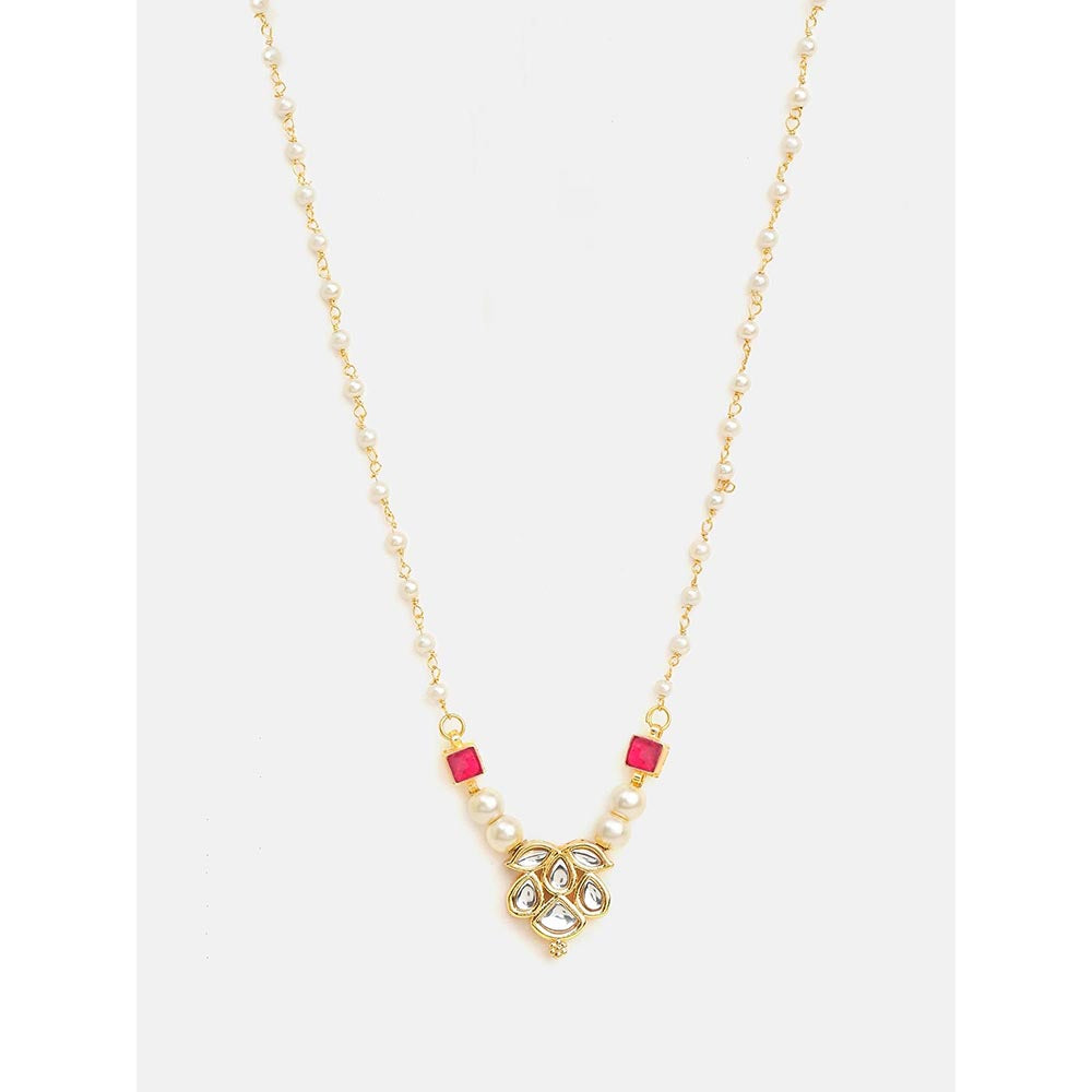 Ruby Raang Studio Noorika Red Kundan Necklace