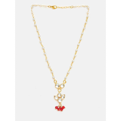 Ruby Raang Studio Royal Red Kundan Necklace