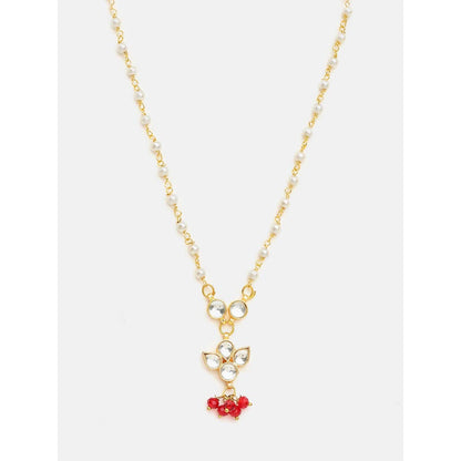 Ruby Raang Studio Royal Red Kundan Necklace