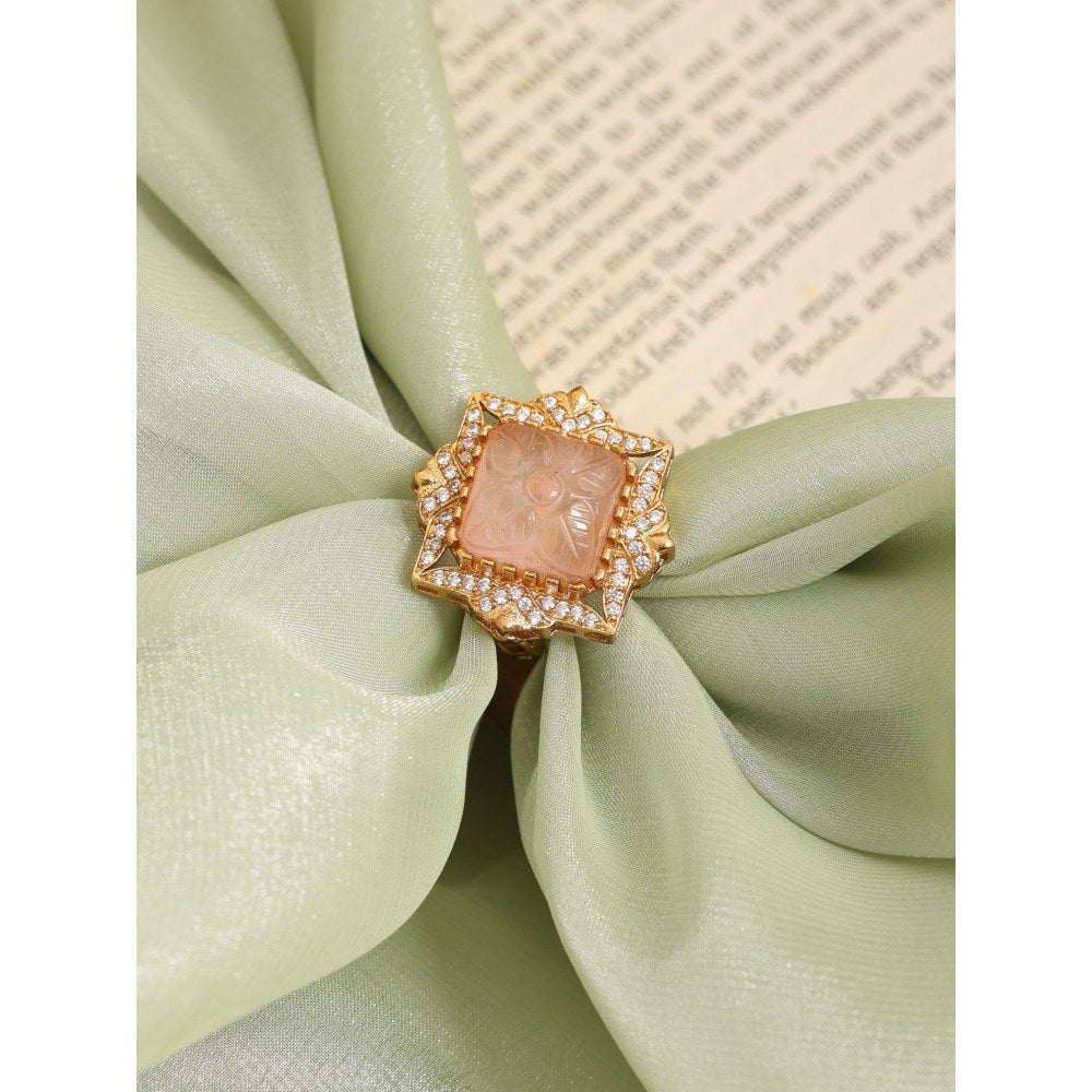 Ruby Raang Studio Diamond Crystal Ring