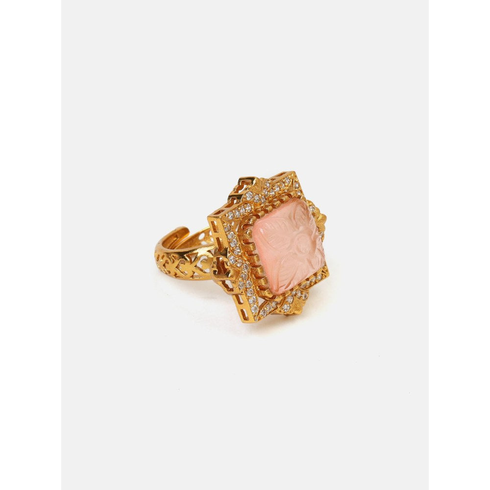 Ruby Raang Studio Diamond Crystal Ring