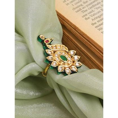 Ruby Raang Studio Kundan Raaj Ring