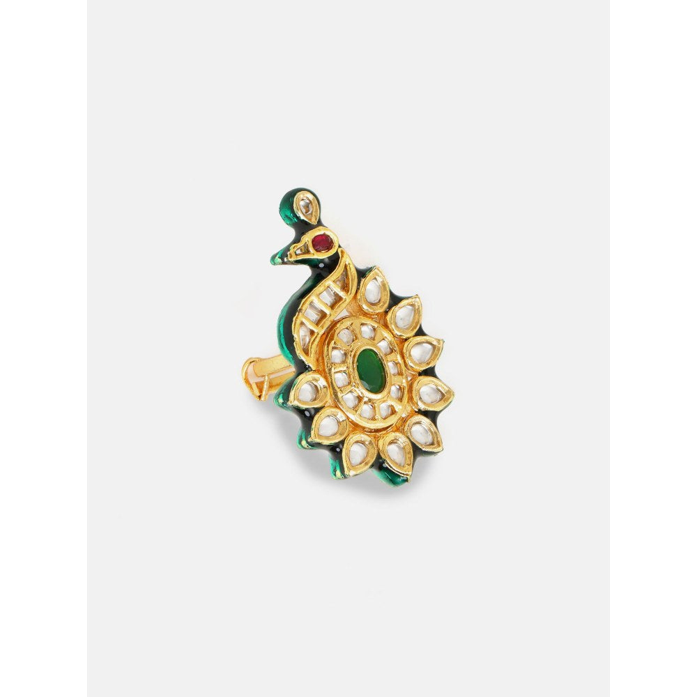 Ruby Raang Studio Kundan Raaj Ring