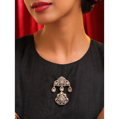Ruby Raang Studio Chaand Jhoomer Brooch
