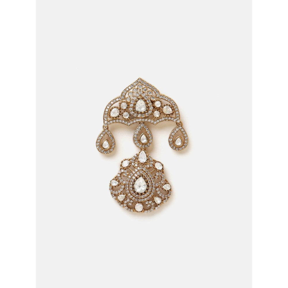 Ruby Raang Studio Chaand Jhoomer Brooch