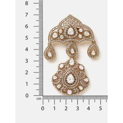 Ruby Raang Studio Chaand Jhoomer Brooch