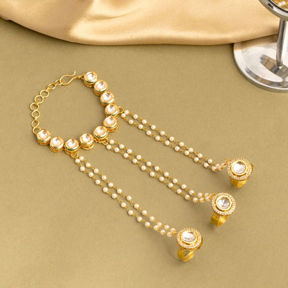 Ruby Raang Studio Noor-E-Pearl Haathphool
