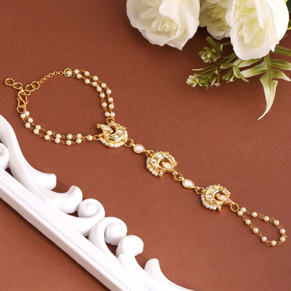 Ruby Raang Studio Moon Pearl Haathphool