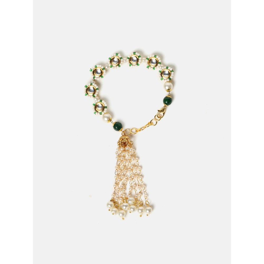 Ruby Raang Studio Golden Pearl Falls Haathphool