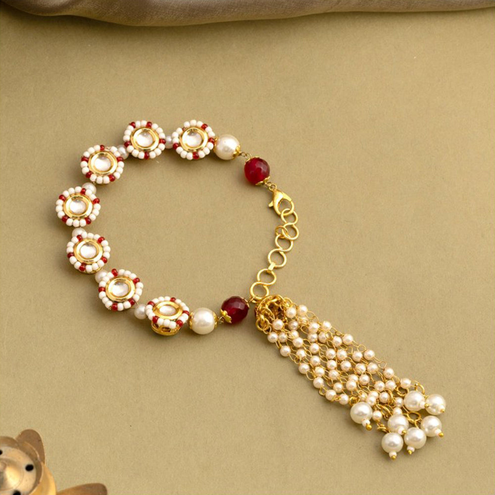 Ruby Raang Studio Royal Pearl Haathphool