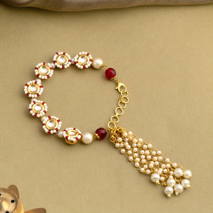 Ruby Raang Studio Royal Pearl Haathphool