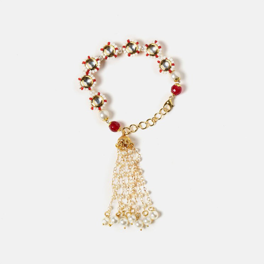 Ruby Raang Studio Royal Pearl Haathphool