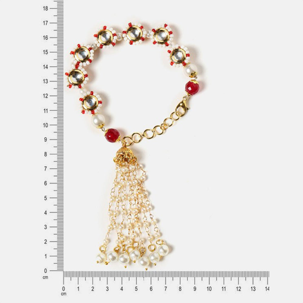 Ruby Raang Studio Royal Pearl Haathphool