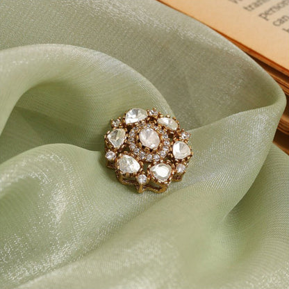 Ruby Raang Studio Crown Leaf Hair Pin