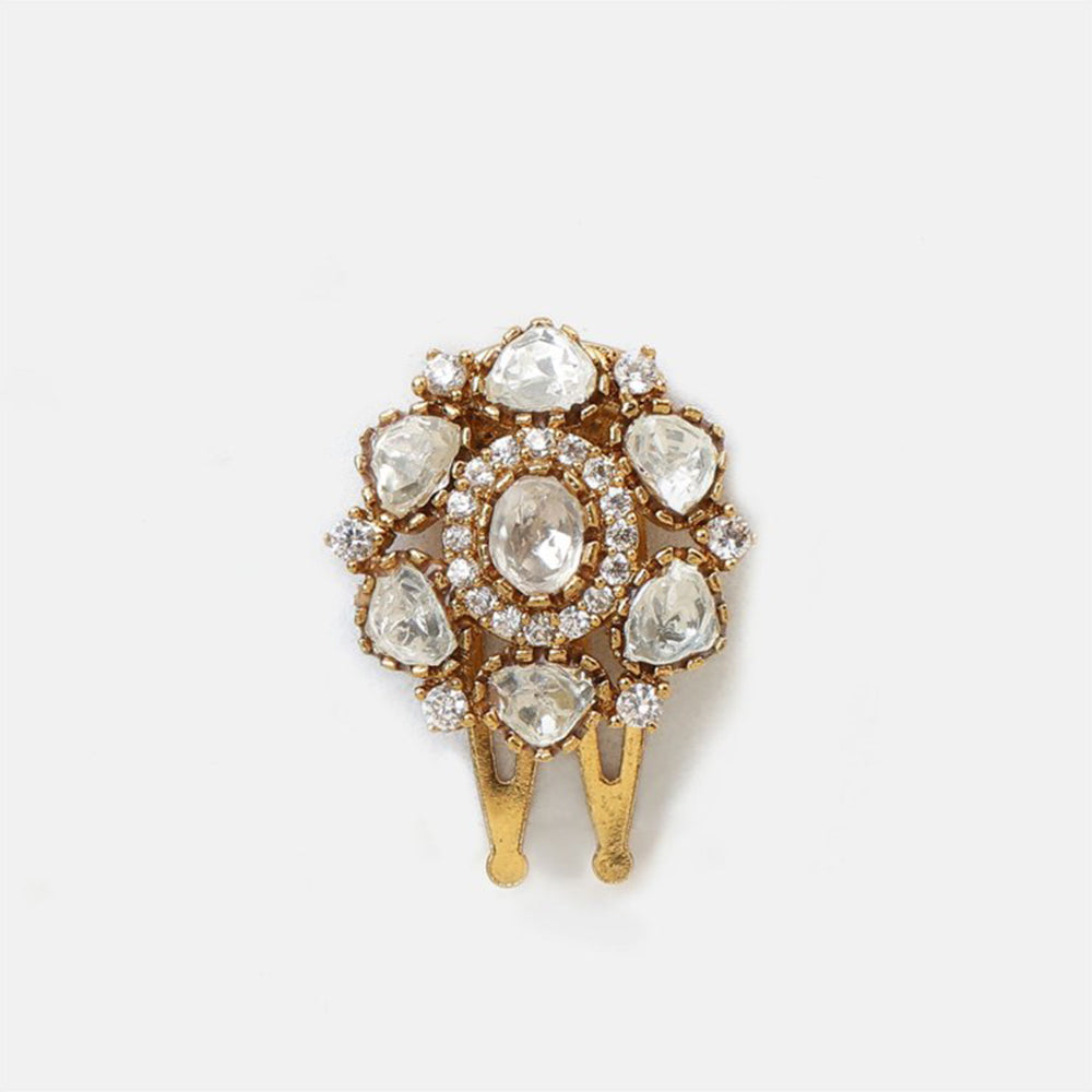 Ruby Raang Studio Crown Leaf Hair Pin