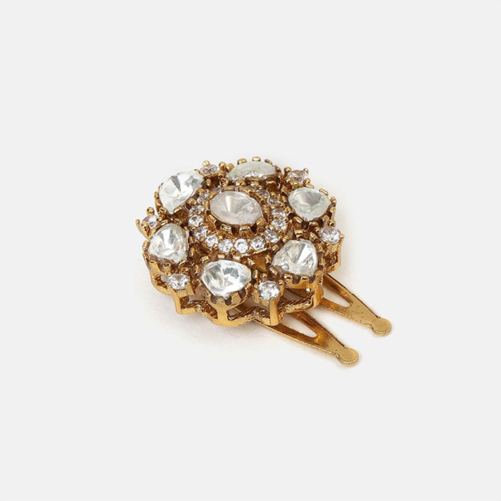 Ruby Raang Studio Crown Leaf Hair Pin