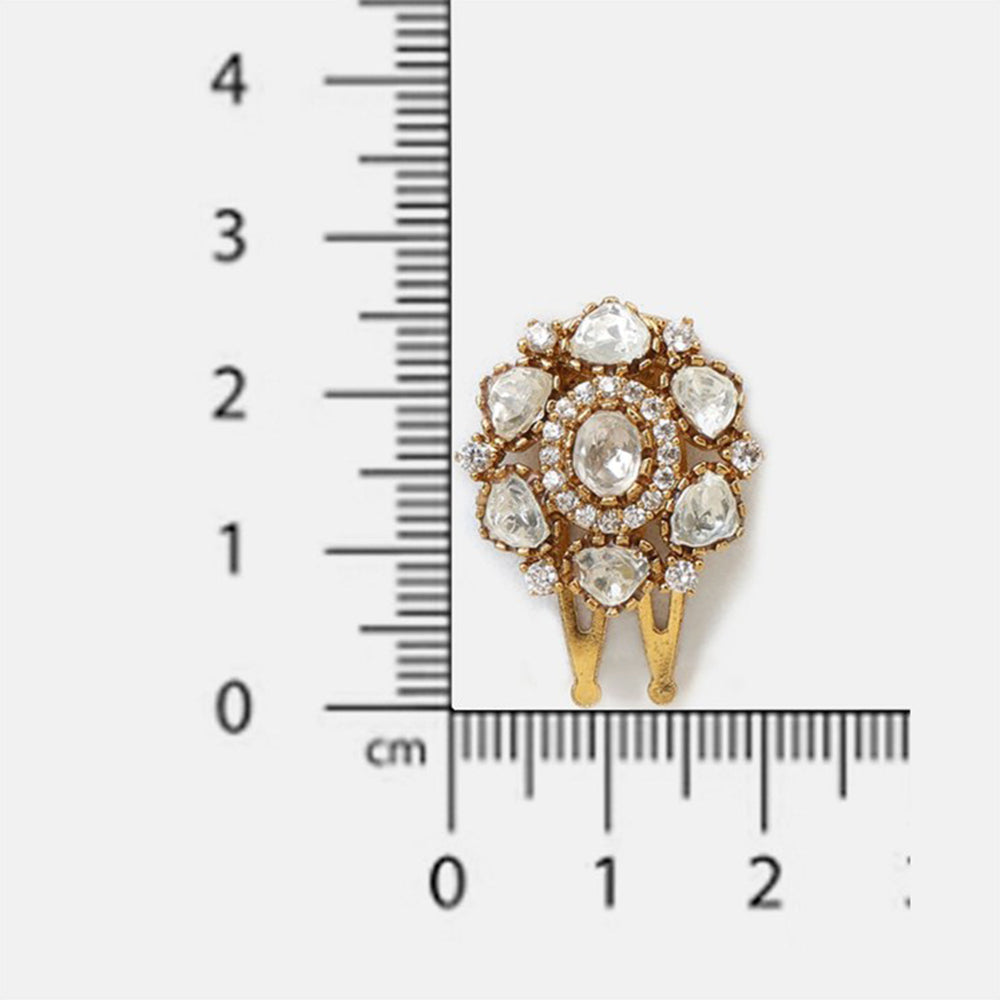 Ruby Raang Studio Crown Leaf Hair Pin