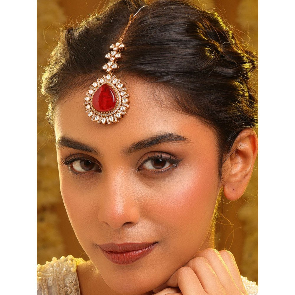 Ruby Raang Studio Laal Shringar Tikka