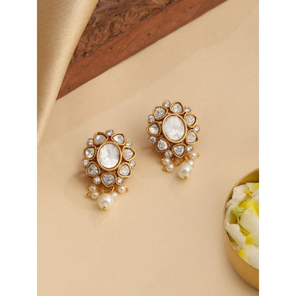 Ruby Raang Studio Ivory Studs Earring