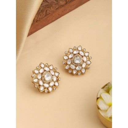 Ruby Raang Studio Floral Aura Stud Earrings