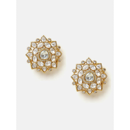 Ruby Raang Studio Floral Aura Stud Earrings