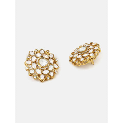 Ruby Raang Studio Floral Aura Stud Earrings