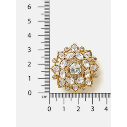 Ruby Raang Studio Floral Aura Stud Earrings