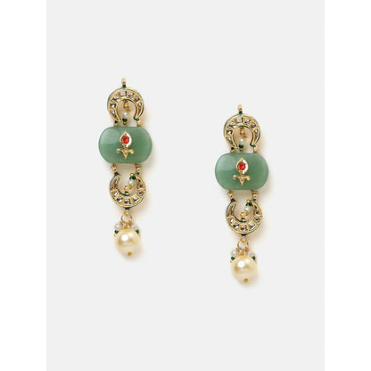 Ruby Raang Studio Green E Chandni Earrings