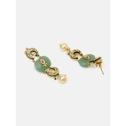Ruby Raang Studio Green E Chandni Earrings