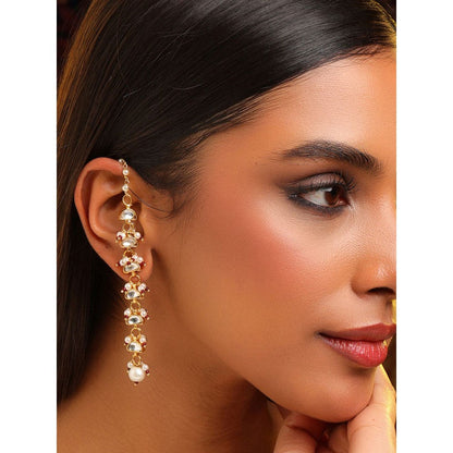 Ruby Raang Studio Rose Mist Pearl Earrings