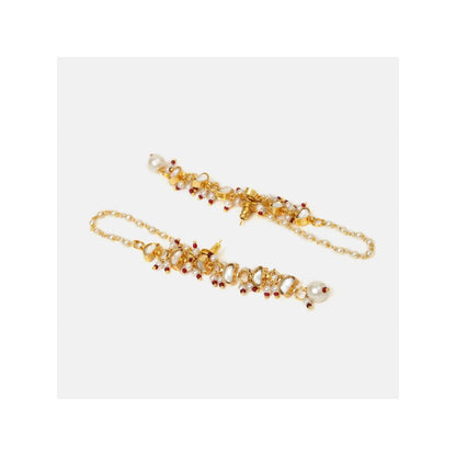Ruby Raang Studio Rose Mist Pearl Earrings